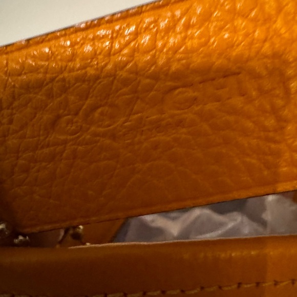 Coach Dempsey Carryall in Sunbeam Orange Pebble Leather main image 5